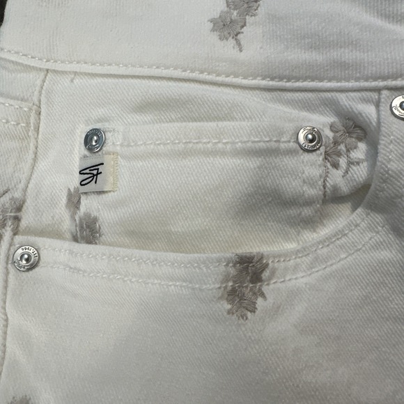 Seven7 Women's 90's Straight Jean Size 16 Cream - Picture 2 of 7